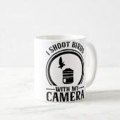 鳥の写真撮影 コーヒーマグカップ (正面右)