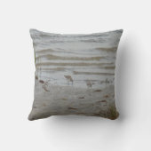 鳥の写真#19-のフエチドリおよびkilldeer クッション (裏面)