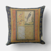 鳥の勉強および書道、Golconda、Andhra Prade クッション (裏面)