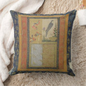 鳥の勉強および書道、Golconda、Andhra Prade クッション (ブランケット)