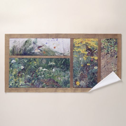 鳥の勉強、ブルーノリジェフォス バスタオル (バスタオル)