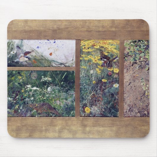 鳥の勉強、ブルーノリジェフォス マウスパッド (正面)