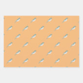 鳥の包み紙 ラッピングペーパーシート (正面)