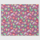 鳥の包み紙 ラッピングペーパー (フラット)