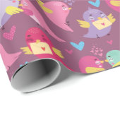 鳥の包み紙 ラッピングペーパー (ロールコーナー)