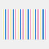 鳥の包カラフル装紙セット ラッピングペーパーシート (正面3)