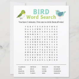 鳥の単語検索ゲーム