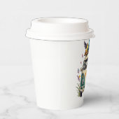 鳥の友人とバスのイースターバニー – 春Ce 紙コップ (右)