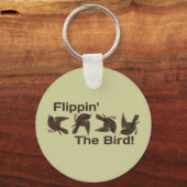 鳥の反転 キーホルダー (正面)