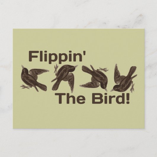 鳥の反転 ポストカード (正面)