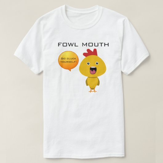 鳥の口 Tシャツ (デザイン正面)