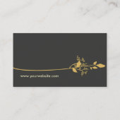 鳥の名刺(ブラウン) 名刺 (裏面)