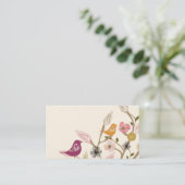 鳥の名刺 名刺 (スタンド正面)