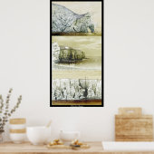 鳥の命のポスター～崖の生息地 ポスター (キッチン)