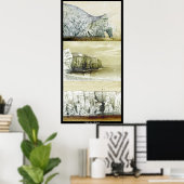 鳥の命のポスター～崖の生息地 ポスター (ホームオフィス)