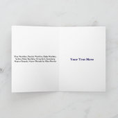 鳥の四番 サンキューカード (内部)