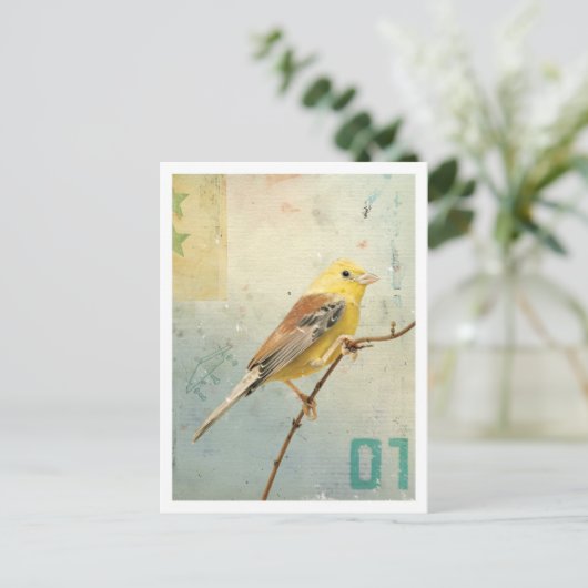 鳥の四番 ポストカード (スタンド正面)