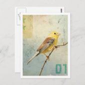 鳥の四番 ポストカード (正面/裏面)