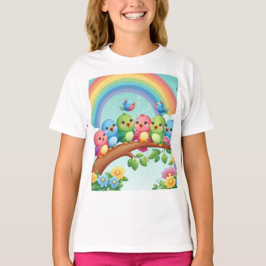 鳥の団結 Tシャツ (正面)