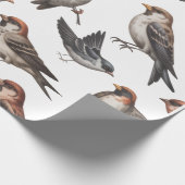 鳥の壁紙 ラッピングペーパー (角)
