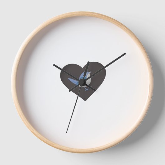 鳥の壁 壁時計 (正面)
