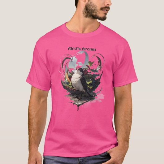 鳥の夢の友達 Tシャツ (正面)