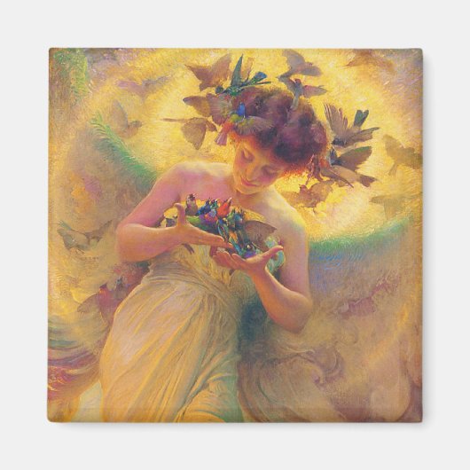 鳥の天使フランツ・ドヴォラック1910 マグネット (正面)
