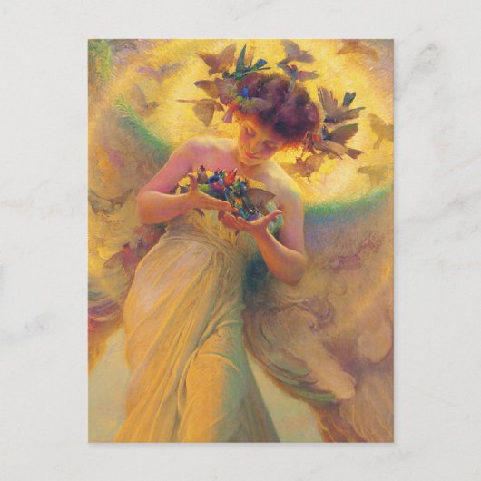 鳥の天使 ポストカード (正面)