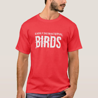 鳥の女の子の贈り物に簡単に気を散らすヴィンテージ Tシャツ
