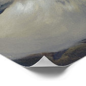 鳥の妖精 – 裏庭の鳥のアートプリント大きな目 ポスター (角)