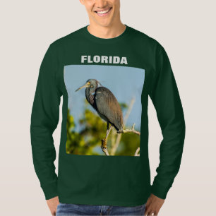 鳥の完全なフロリダの長い袖のワイシャツ Tシャツ