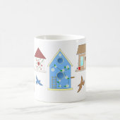 鳥の家のマグのコップ コーヒーマグカップ (中央)