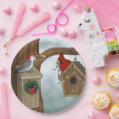 鳥の家の休日 ペーパープレート (パーティー)