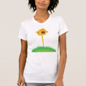 鳥の家の女性用Tシャツ Tシャツ (正面)