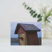 鳥の家はがき小魚 ポストカード (スタンド正面)