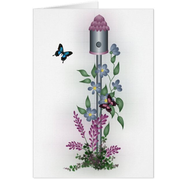 鳥の家カード (正面)