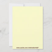 鳥の家族 招待状 (裏面)