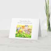 鳥の家:新居おめでとう カード (裏面)