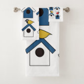 鳥の家 鳥小屋 カラフル 鳥 鳥小屋 バスタオルセット (インサイチュ)