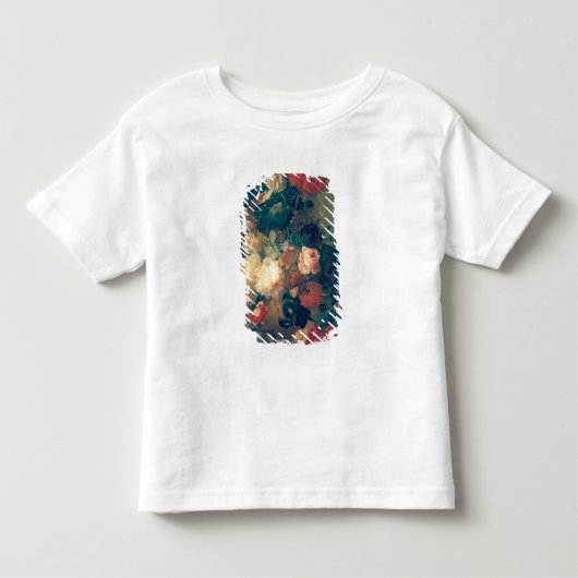 鳥の巣が付いているつぼの花 トドラーTシャツ (正面)