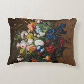 鳥の巣で花を残すセベリン・ローゼン アクセントクッション (裏面)