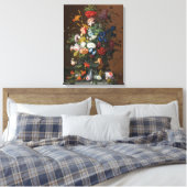 鳥の巣で花を残すセベリン・ローゼン キャンバスプリント (インサイチュ (寝室))