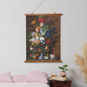 鳥の巣で花を残すセベリン・ローゼン 吊り下げ型タペストリー (寝室)