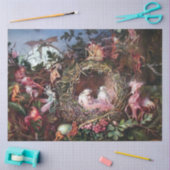 『鳥の巣の妖精』ジョン·アンスター·フィッツジェラルド 薄葉紙 (クラフト)