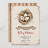 鳥の巣の招待状 招待状 (正面/裏面)