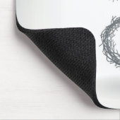 鳥の巣の挨拶状のイースターエッグ マウスパッド (コーナー)