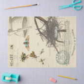 鳥の巣の蜂の薬剤師のDecoupageのティッシュペーパー 薄葉紙 (クラフト)