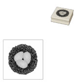 鳥の巣ゴム印 ラバースタンプ (押印)