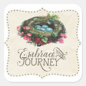 鳥の巣シール スクエアシール (正面)