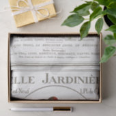 鳥の巣フランスのタイポグラフィガーデンデコページ 薄葉紙 (ギフト)